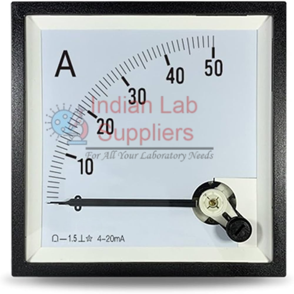 Analog Ammeter Panel Type 50A AC DC